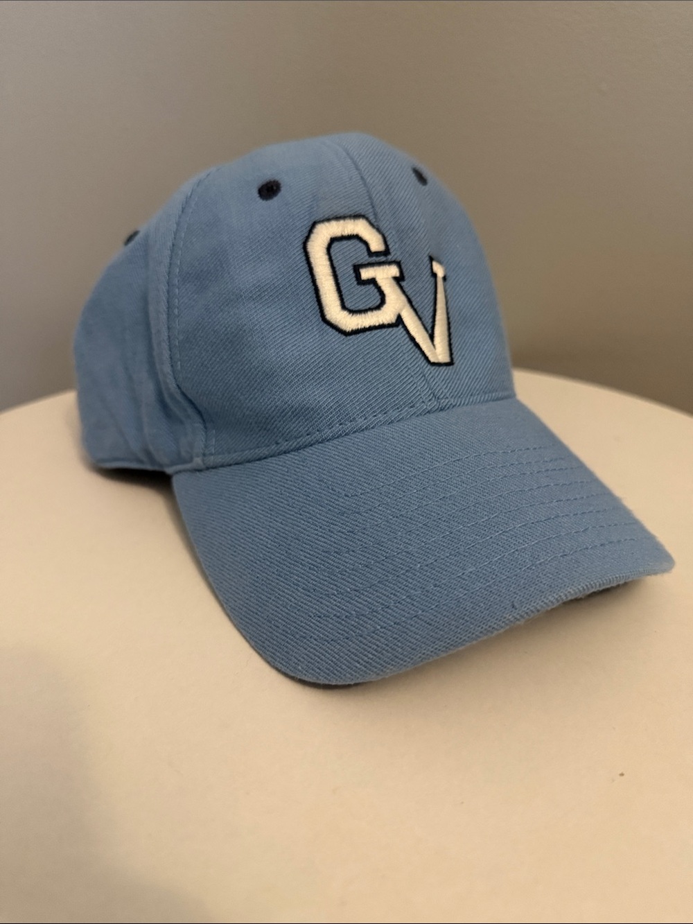 Vintage Grand Valley GVSU Light Blue Fitted Baseball Cap